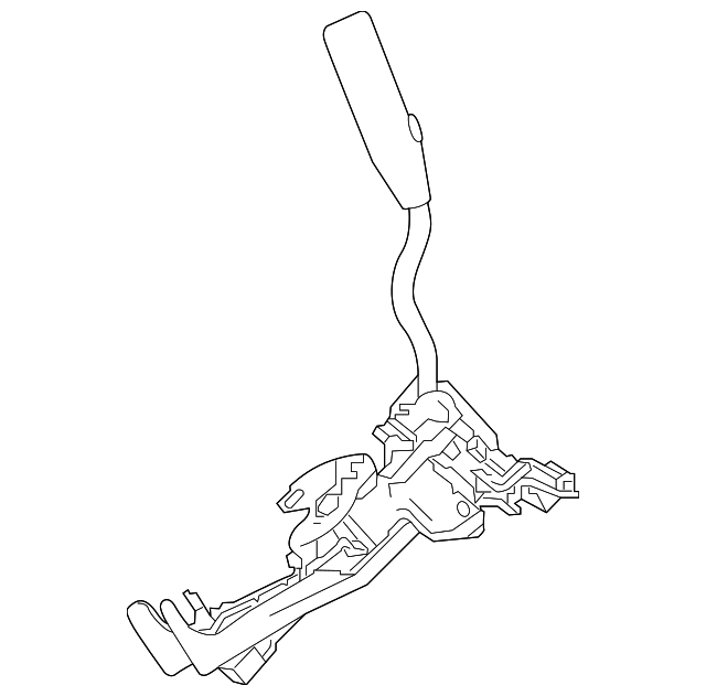 2016-2019 Nissan TITAN XD Gear Shift Assembly 34101-EZ50C