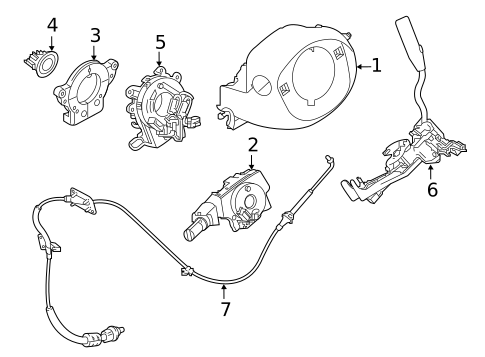 Shroud, Switches & Levers for 2017 Nissan TITAN XD #0
