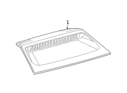 High Mounted Stop Lamp for 2019 Toyota Avalon #0