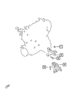 68332533AA - 1.4L Turbo; Engine: Engine Mount Bracket, Left for Mopar Image