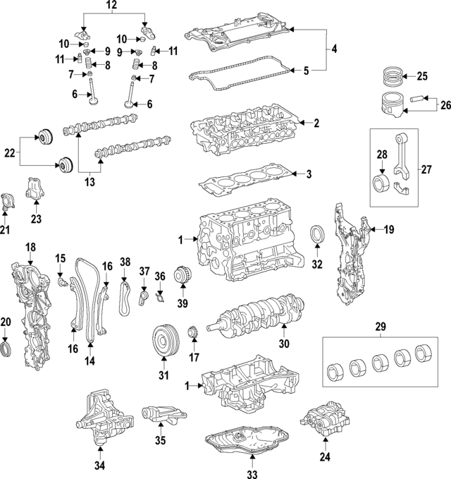 13715F0050 - Engine: Valves for Toyota Image