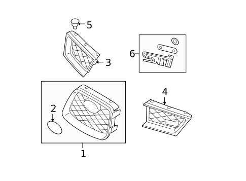 Grille & Components for 2007 Subaru Impreza #0