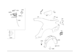 2228300142 - Side Panels: Vent Flap for Mercedes-Benz Image