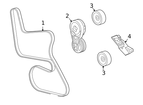 Belts & Pulleys for 2006 Saturn Relay #0