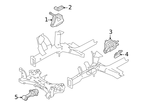 Engine & Trans Mounting for 2023 Hyundai Kona #0