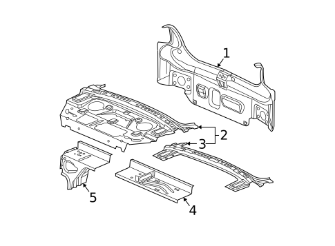Rear Body for 2006 Saturn Ion #1
