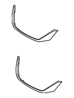 5311408020 - Body: Upper Grille for Toyota: Sienna Image