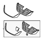 5310108111 - : Grille Assembly for Toyota: Sienna Image