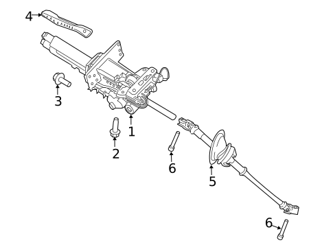 Steering Column Assembly for 2021 Porsche Macan #0