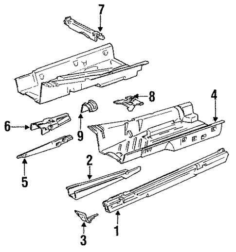 Rocker Panel for 1985 Mercedes-Benz 300CD #0