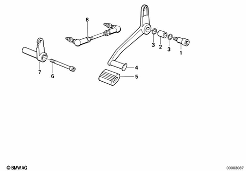 Outside Shift-Control Components for 1996 BMW-Motorrad R 100 RT #0