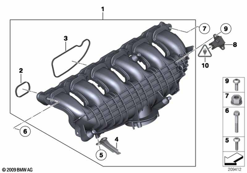 Intake Manifold for 2014 BMW 535i #0