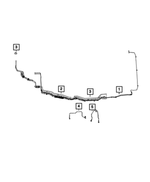 68492134AA - Fuel and Accelerator Pedal: Fuel Supply Tube for Mopar Image image