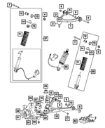 6036467AA - Front Suspension: Hex Lock Nut for Mopar Image
