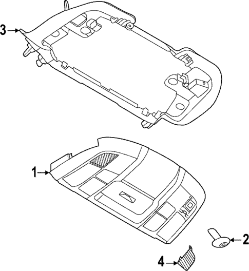Overhead Console for 2023 Porsche 911 #0