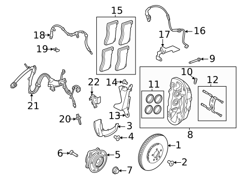 Front Brakes for 2022 Land Rover Range Rover #10