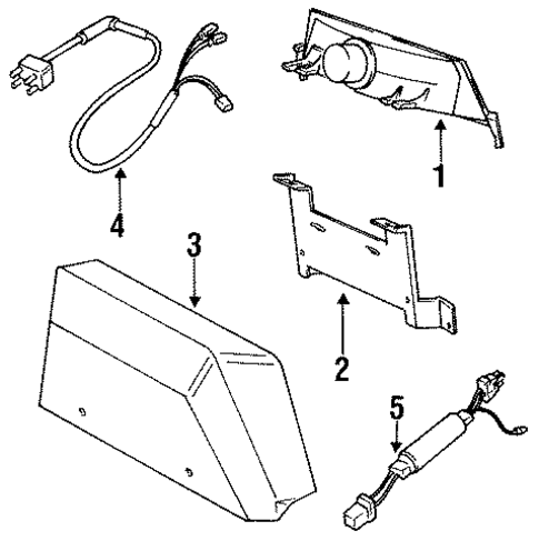 High Mount Lamps for 1987 Land Rover Range Rover #0