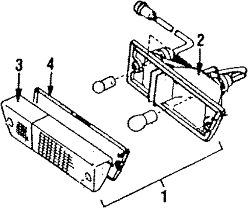 Park Lamps for 1985 Subaru XT #0