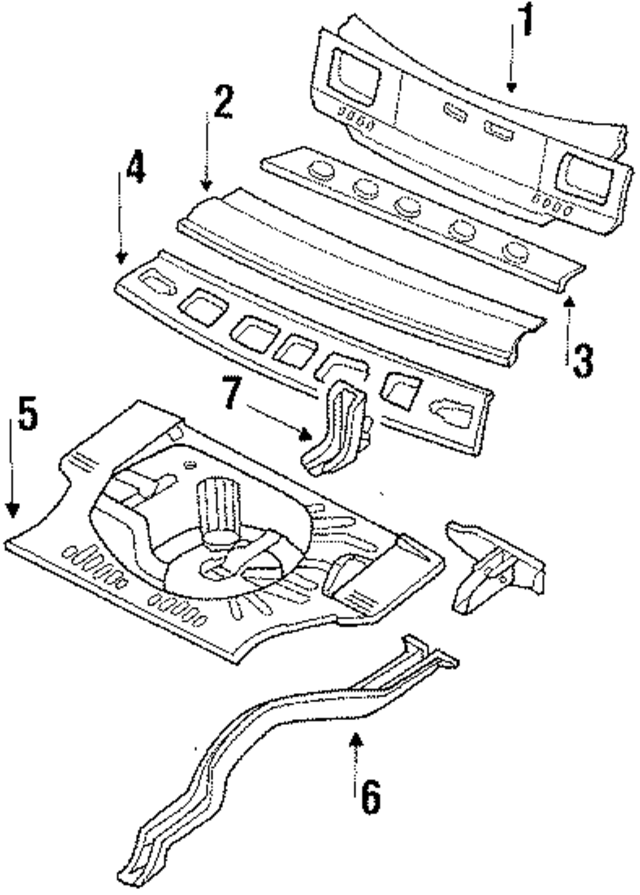 74514D0130 - : Floor Pan for Nissan Image