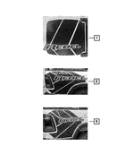 68456718AB - Exterior Ornamentation: Hood Decal for Mopar Image