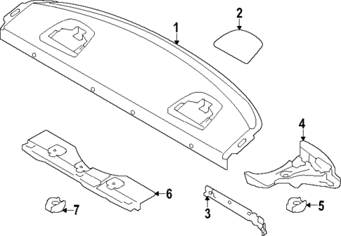 Interior Trim - Rear Body for 2025 Toyota GR86 #0