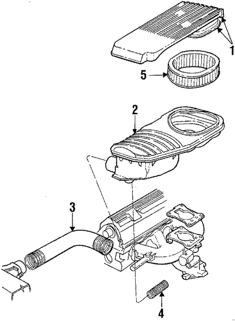 Air Inlet for 1984 Dodge Daytona #0