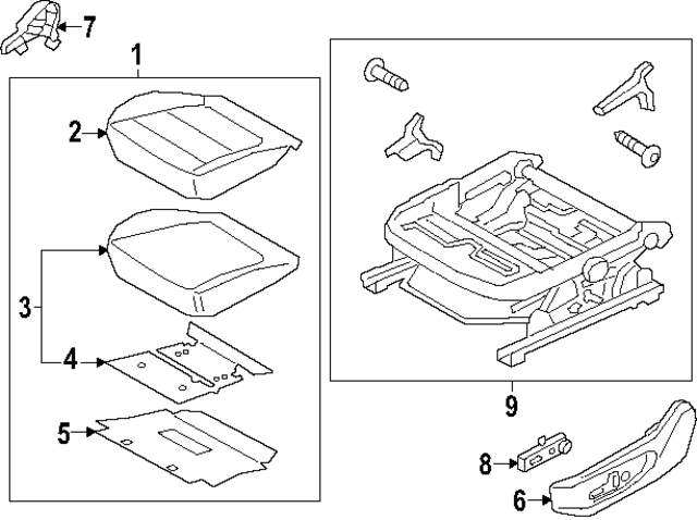 88160AA350KUB - : Cushion Cover for Hyundai Image