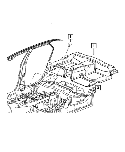 Carpets, Floor Mats, Load Floor, and Silencers for 2009 Dodge Charger #2