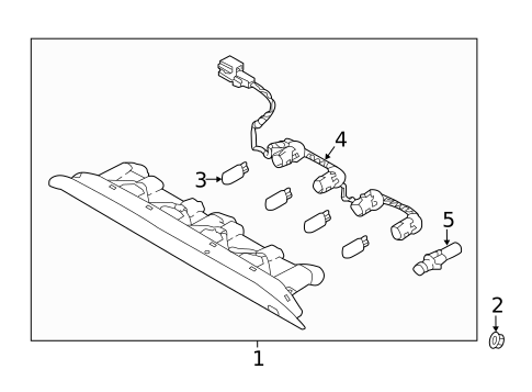 High Mounted Stop Lamp for 2023 Kia Rio #0