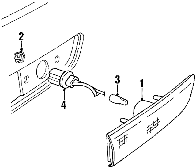 6029471 - Electrical: Side Marker Lamp Nut for Mopar Image