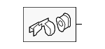 DG1Z19D738B - HVAC: A/C Refrigerant Line Bracket for Ford Image