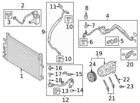 Brackets, Flanges & Hangers for 2017 Ford Special Service Police Sedan #0