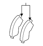 446533510 - Brakes: Brake Pads for Toyota: RAV4, Venza Image