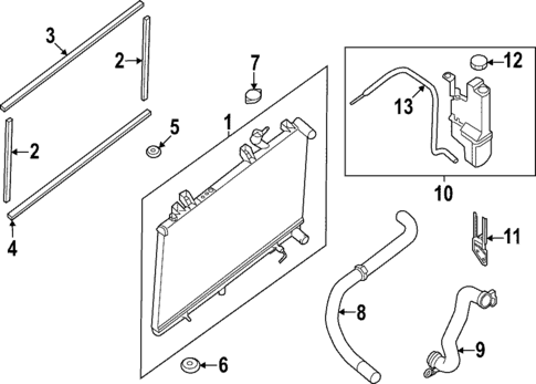 Radiator & Components for 2022 Nissan Pathfinder #0