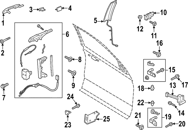 LL7Z7822405BDPTM - : Handle, Outside for Ford Image
