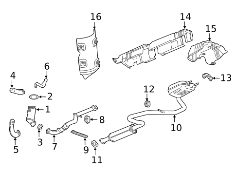 Exhaust Components for 2019 Buick LaCrosse #0
