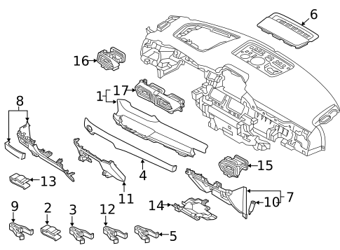Instrument Panel Components for 2018 Mazda CX-5 #0