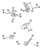 52855717AA - Engine Mounting: Engine Mount Insulator for Mopar Image