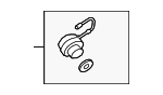 561201550D - Fuel System: Fuel Cap for Volkswagen Image