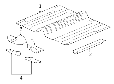 Floor & Rails for 2016 Chevrolet Impala Limited #0