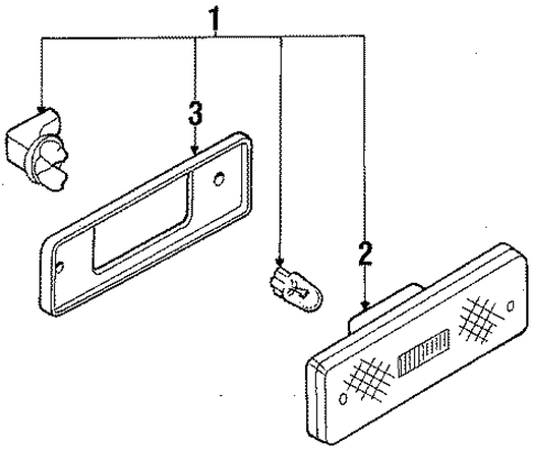 Side Marker Lamps for 1990 Toyota Corolla #0