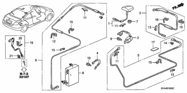 Radio Antenna for 2007 Honda Civic #0