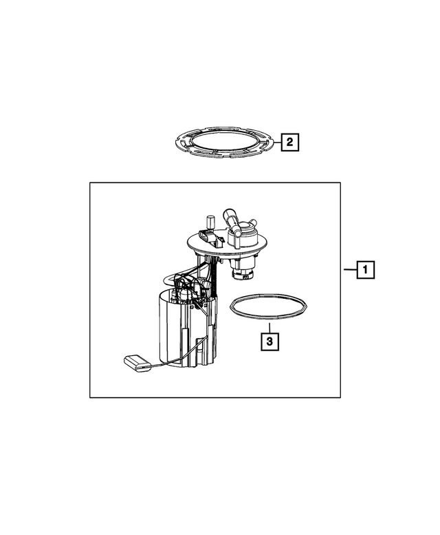 68789060AA - : Fuel Pump/Level Unit Module Kit for Mopar Image