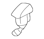 8538112290 - : 2005-2008 Toyota Matrix - Washer Nozzle for Toyota: Matrix Image