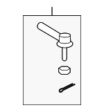 4504609600 - Steering: Outer Tie Rod for Toyota Image