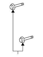 9010512341 - : Gear Assembly Mount Bolt for Toyota: Matrix Image