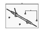 4551002160 - Steering: Gear Assembly for Toyota Image