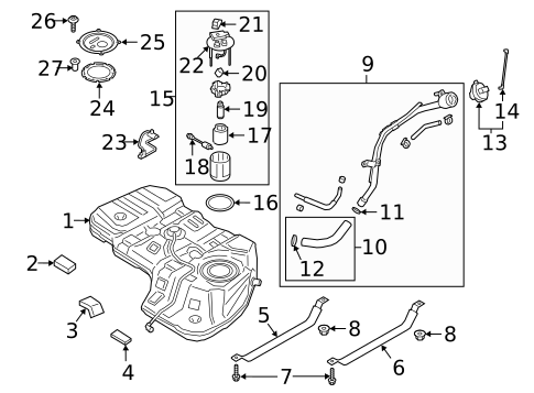 Senders for 2020 Hyundai Santa Fe #0