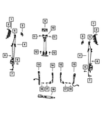 6036654AA - Restraints: Screw for Ram: 1500 Classic, 2500, 3500 Image