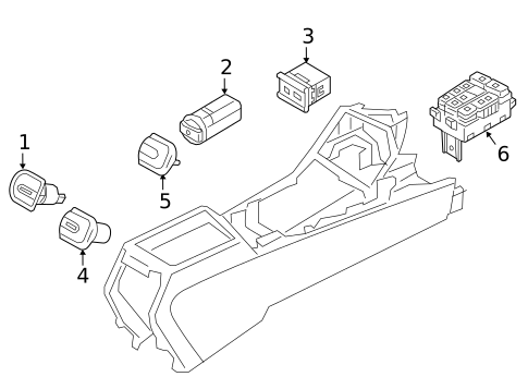Shroud, Switches & Levers for 2016 Kia Optima #4